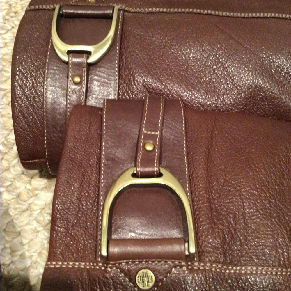Cole Haan chestnut Nike Air leather boot